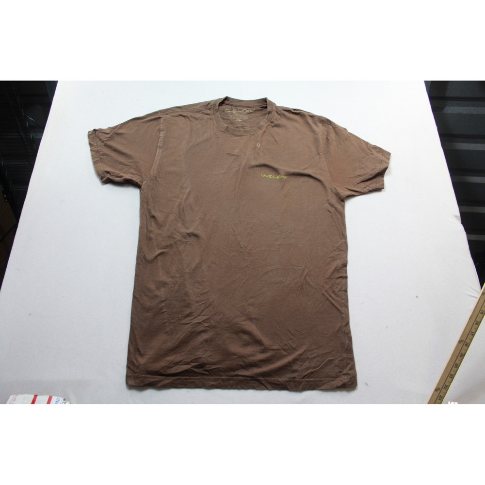 Quiksilver Edition T Shirt Mens Double Extra Large Brown Excellent Graphic Tee